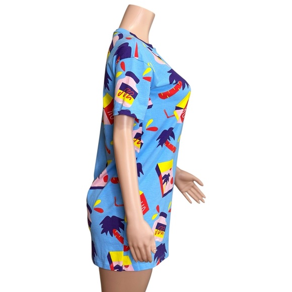 NOOWORKS Tee Dress, Snack Print, XS - Picture 8 of 13
